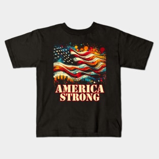 America Strong Kids T-Shirt